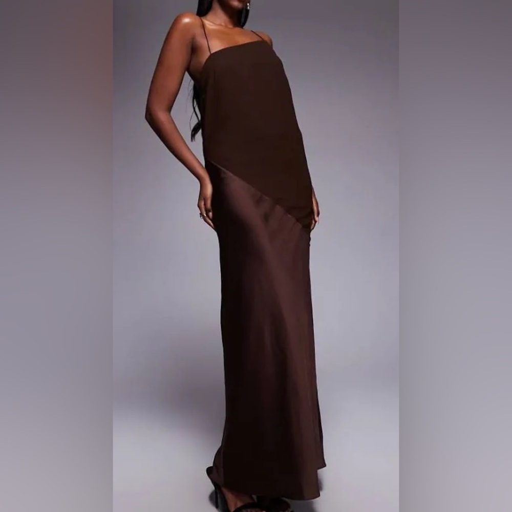 ASOS Brown Maxi Dress